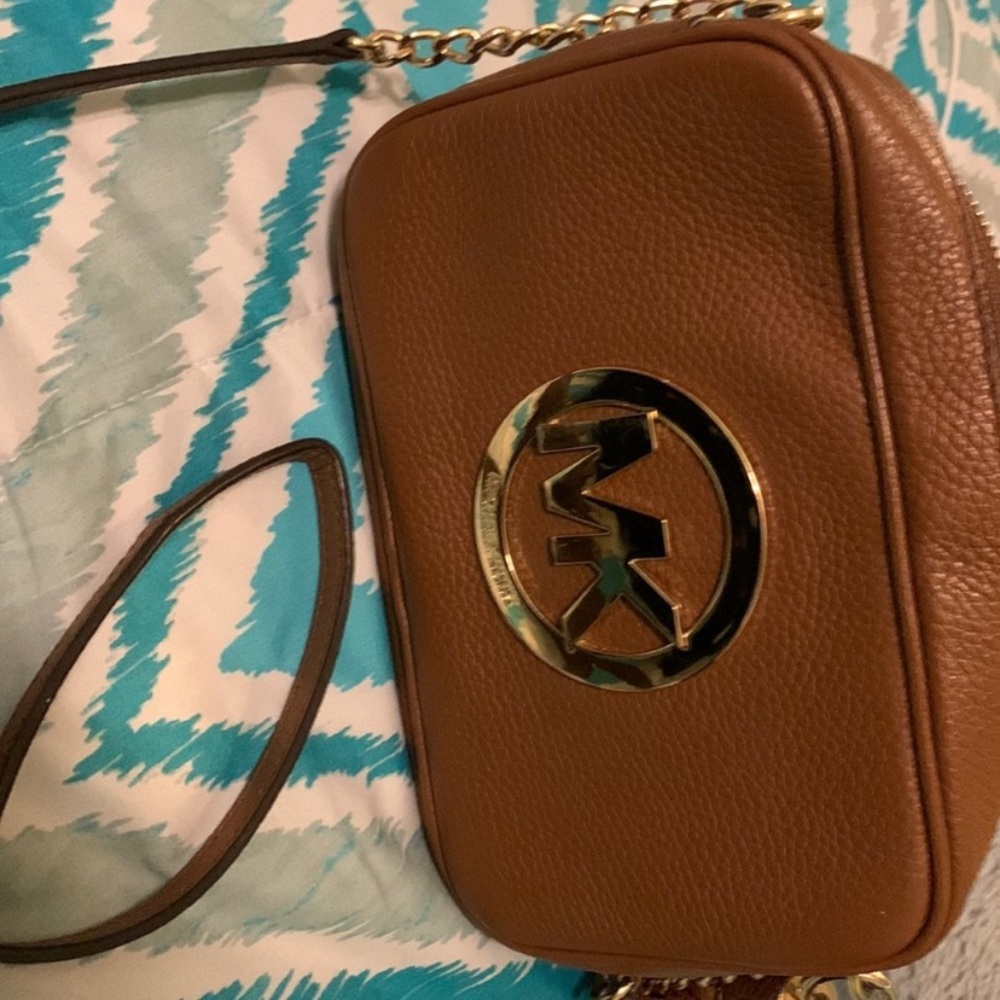 A brown purse